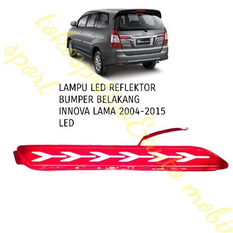 Jual Lampu Reflektor Led Bumper Belakang Innova Led New