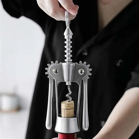 Zinc Alloy Cork Remover Tools Multifunctional Bottle Corkscrew Wine