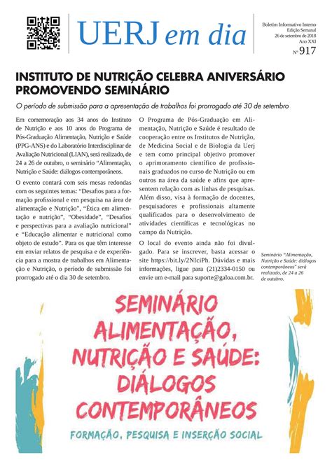 UERJ em dia - Edição 917 - UERJ - Universidade do Estado do Rio de Janeiro