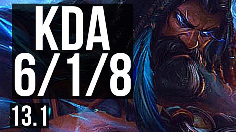 UDYR Vs GRAGAS JNG 73 Winrate 6 1 8 Dominating KR Diamond 13