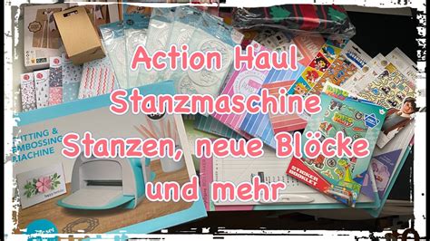 Action Haul Oktober Stanzmaschine Stanzen Sticker Motiv Bl Cke