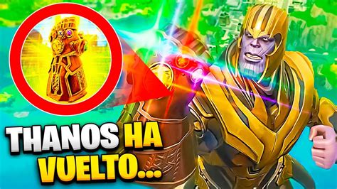 Nuevo GUANTELETE DEL INFINITO de THANOS Fortnite Actualización