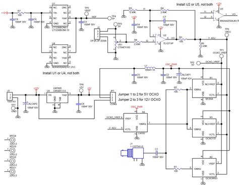 Test Board Bare PCB For DIY 10MHz OCXO Frequency Standard Reference