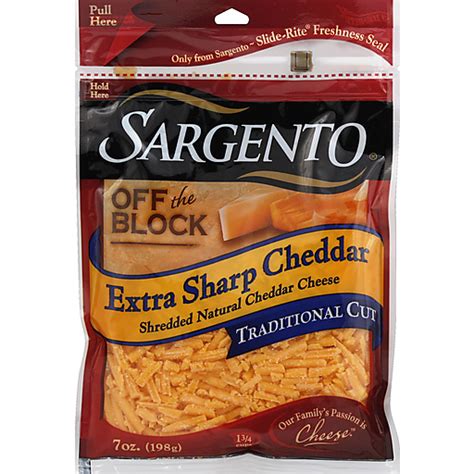 Sargento Shredded Cheese Nutrition