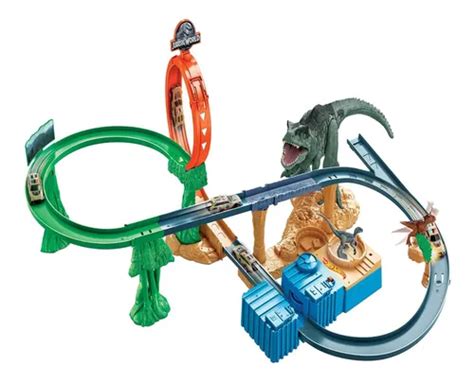 Hot Wheels Pista De Juguete Circuito Jurassic World Cuotas sin interés
