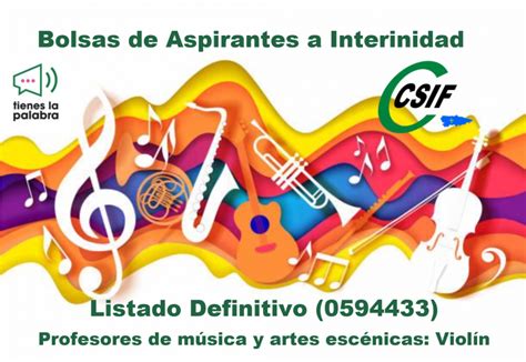 CSIF Bolsas De Aspirantes A Interinidad Listado Definitivo 0594433