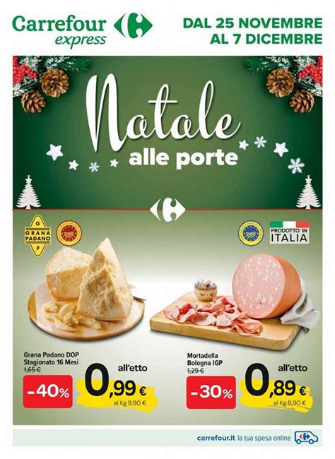 Volantino Carrefour Natale 2021 25 11 07 12 2021 Rabato