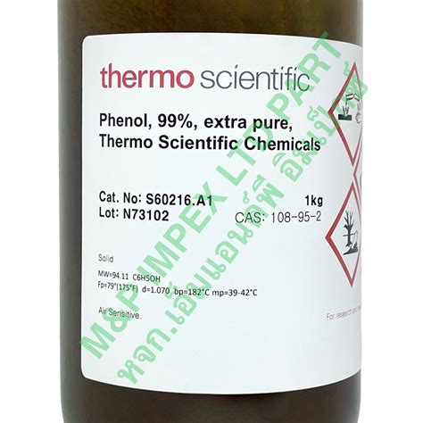 Thermo Scientific PHENOL 99 Extra Pure 1 กโลกรม M P IMPEX