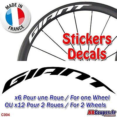 Autocollants Jantes V Lo Giant Sticker Roue Carbone Advanced Sl Pro