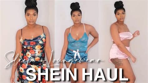 Shein Try On Haul Sleep Loungewear Youtube