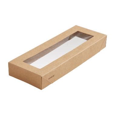 Couvercle Fen Tre Viking Slim Brick Carton Pla Brun Pour Box