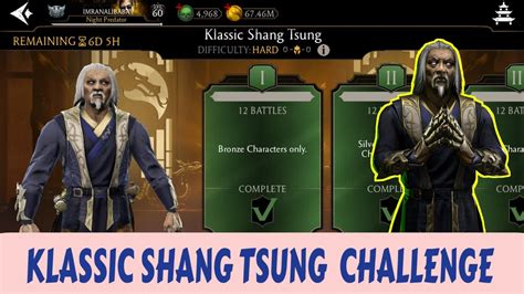 New Challenge Game Play Klassic Shang Tsung Mortal Kombat Mobile