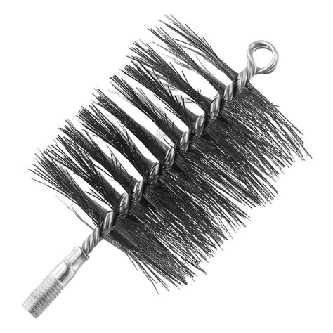 Chimney Cleaning Brush Round Sweep Steel Wire For Fireplace Flue Pipe Rust Rod