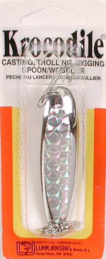 Luhr Jensen Krocodile 58oz Spoon Fishing Lure 2 1116 Chromesilver