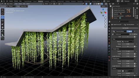 Blender 4 Jungle Vines Geometry Node Blender Market