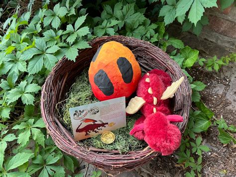 Hatchable Dragon Egg Red Fire Dragon - Etsy