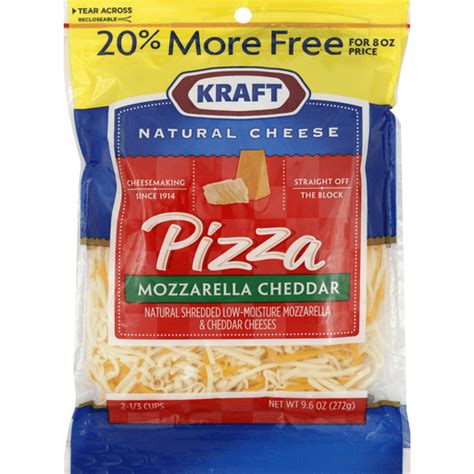 Kraft Shredded Cheese Pizza Mozzarella Cheddar Deli Selectos