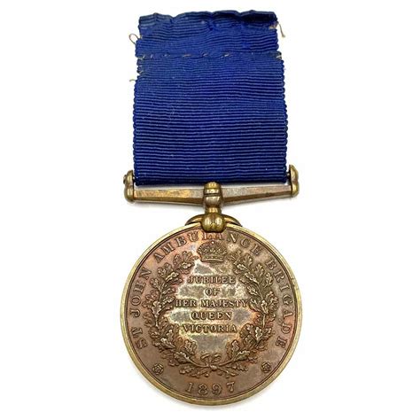 1897 Jubilee Medal St John Ambulance Bronze Liverpool Medals