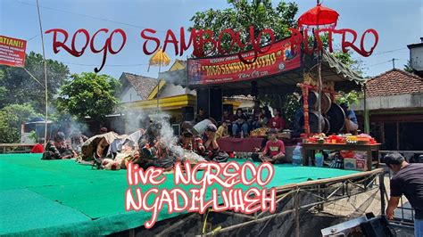 Live Rogo Samboyo Putro Ngreco Ngadiluweh Youtube