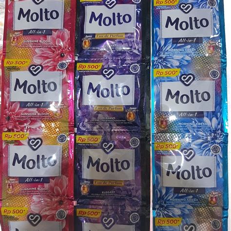 Jual Pewangi Molto All In 1 Sachet 500 1 Renceng Shopee Indonesia