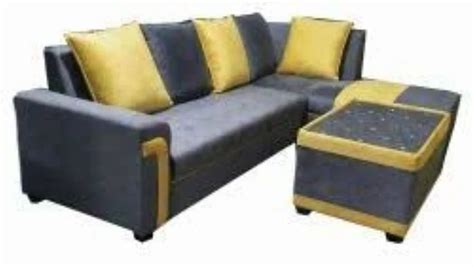 Engineered Wood Wooden Seater L Shape Sofa Set At Rs Set In