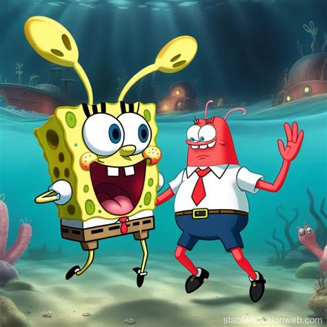 Spongebob And Patrick S Rescue Mission Stable Diffusion Online