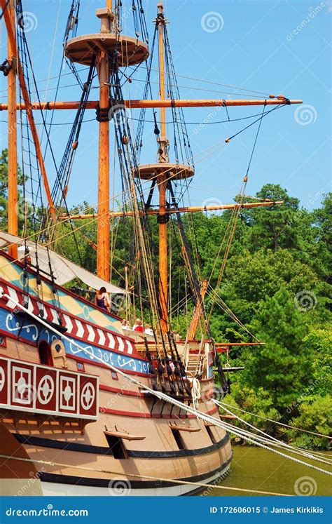 The Susan Constant Jamestown Virginia Editorial Image Image Of