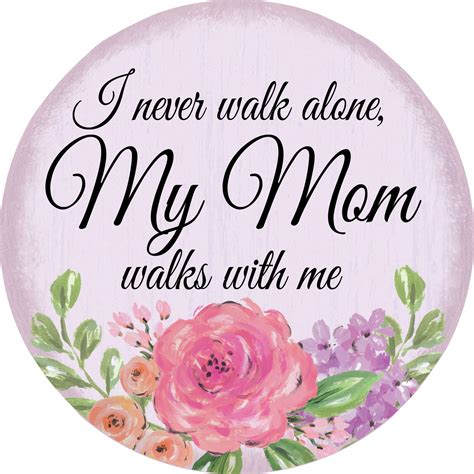 mom walks stepping stone custom decor