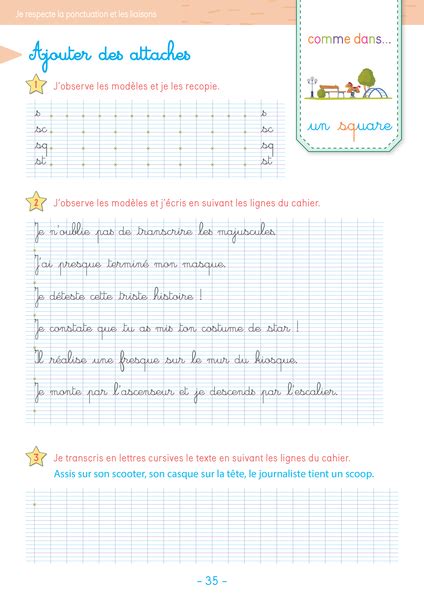 Mon Cahier D Criture Ce Primaire Ditions Rue Des Coles