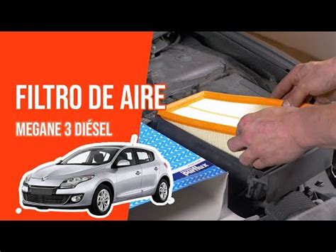 Cómo cambiar el filtro de aire Renault Mégane 3