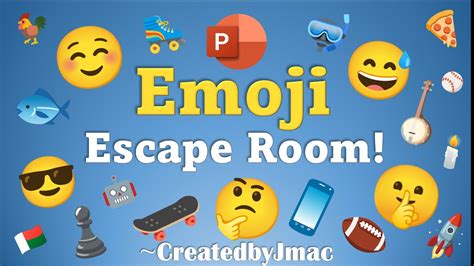 Emoji Escape Room Powerpoint Escape Room Style Zoom Game For Etsy