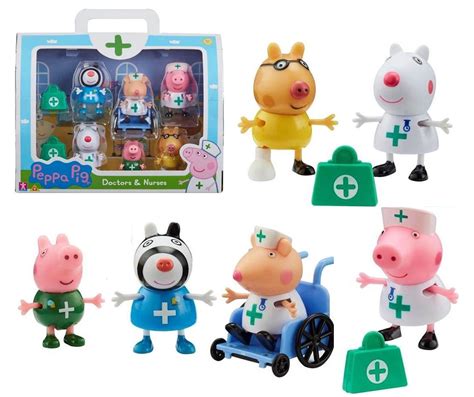 Peppa Pig Peppa Pig e Figuras Amigos Médicos Sunny 002320