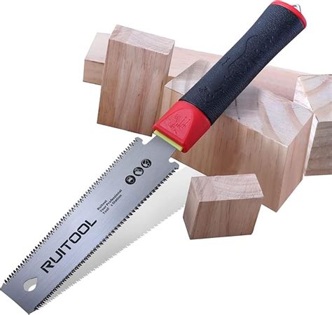 Ruitool Japanese Hand Saw 6 Inch Pull Saw Double Edge Sk5 Flexible