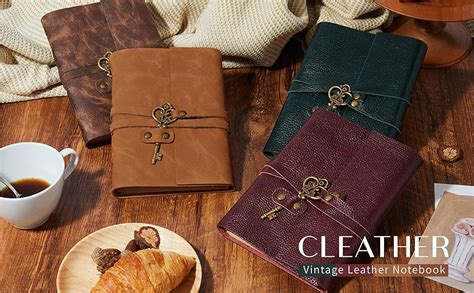 Amazon Cleather Leather Journal X Genuine Leather Notebook