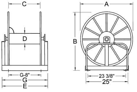 Carpet Cleaning Hose Reels For Vacuum And Solution