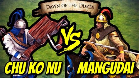 Elite Chu Ko Nu Vs Elite Mangudai Total Resources Aoe Ii