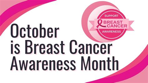 October Is Breast Cancer Awareness Month Early Detection Is Key YouTube