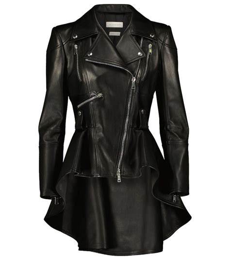 Peplum Leather Biker Jacket Artofit