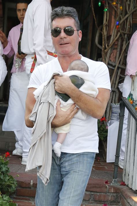 Simon Cowell Takes Son Eric To Lunch At The Ivy | Celeb Baby Laundry