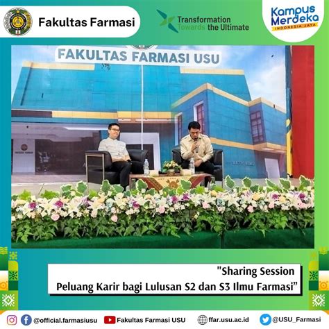 Sharing Session Peluang Karir Bagi Lulusan S2 Dan S3 Ilmu Farmasi