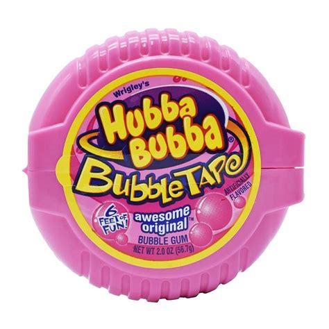 Hubba Bubba Bubble Tape Awesome Original 56 7g American Candy Store