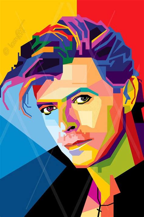 David Bowie Pop Art David Bowie Art Bowie Art Pop Art Portraits