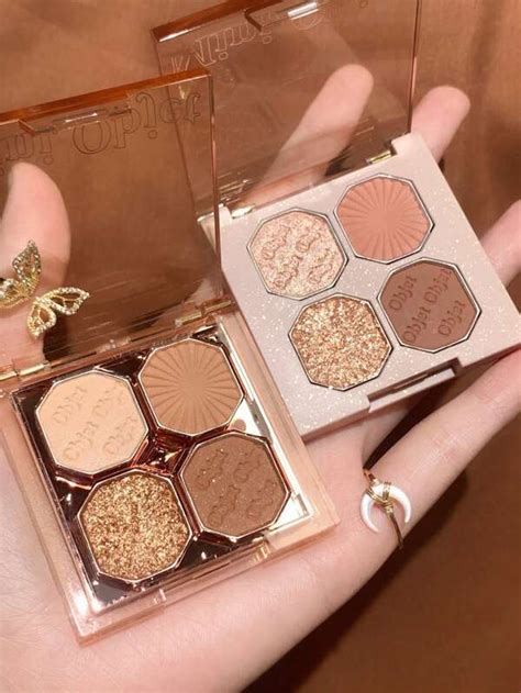 Four Color Eyeshadow Palette Long Wearing Makeup Eyeshadow Palette