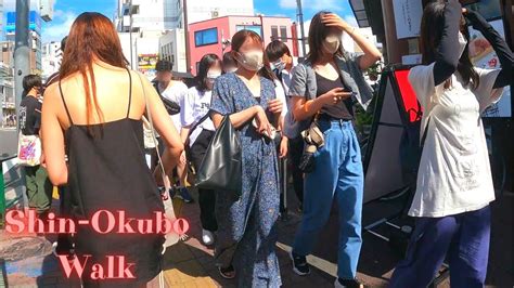 Shin Okubo Tokyo In Japan Walking Tour 4K ASMR8 2022 YouTube