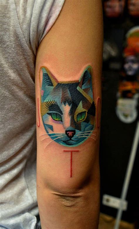 Tatuagem De Gato 7 Amo Tatuagem