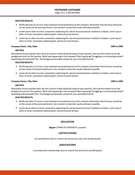 Achievements-Filled Resume Template; Fast, Easy & ATS-Friendly