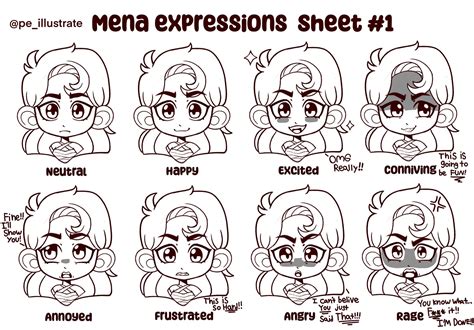 Expression Sheet For My Character Wanted Peoples Thoughts Rwebtoons