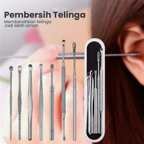 Jual KOREK KUPING 5 IN 1 5IN1 ALAT PEMBERSIH TELINGA EAR WAX PICKER