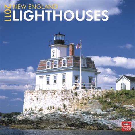 New England Lighthouses 2011 Square 12X12 Wall BrownTrout Publishers