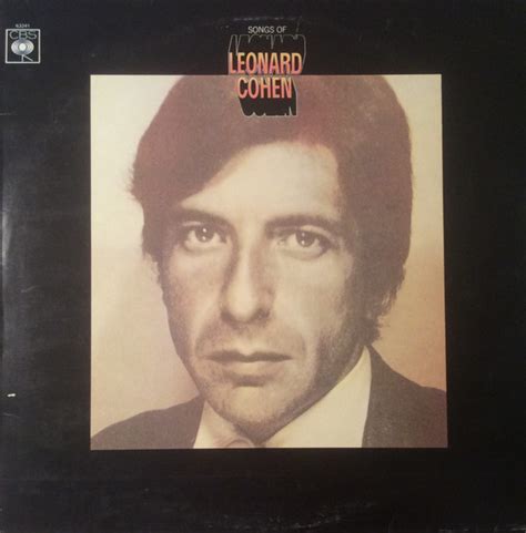 Leonard Cohen Songs Of Leonard Cohen Vinyl Discogs